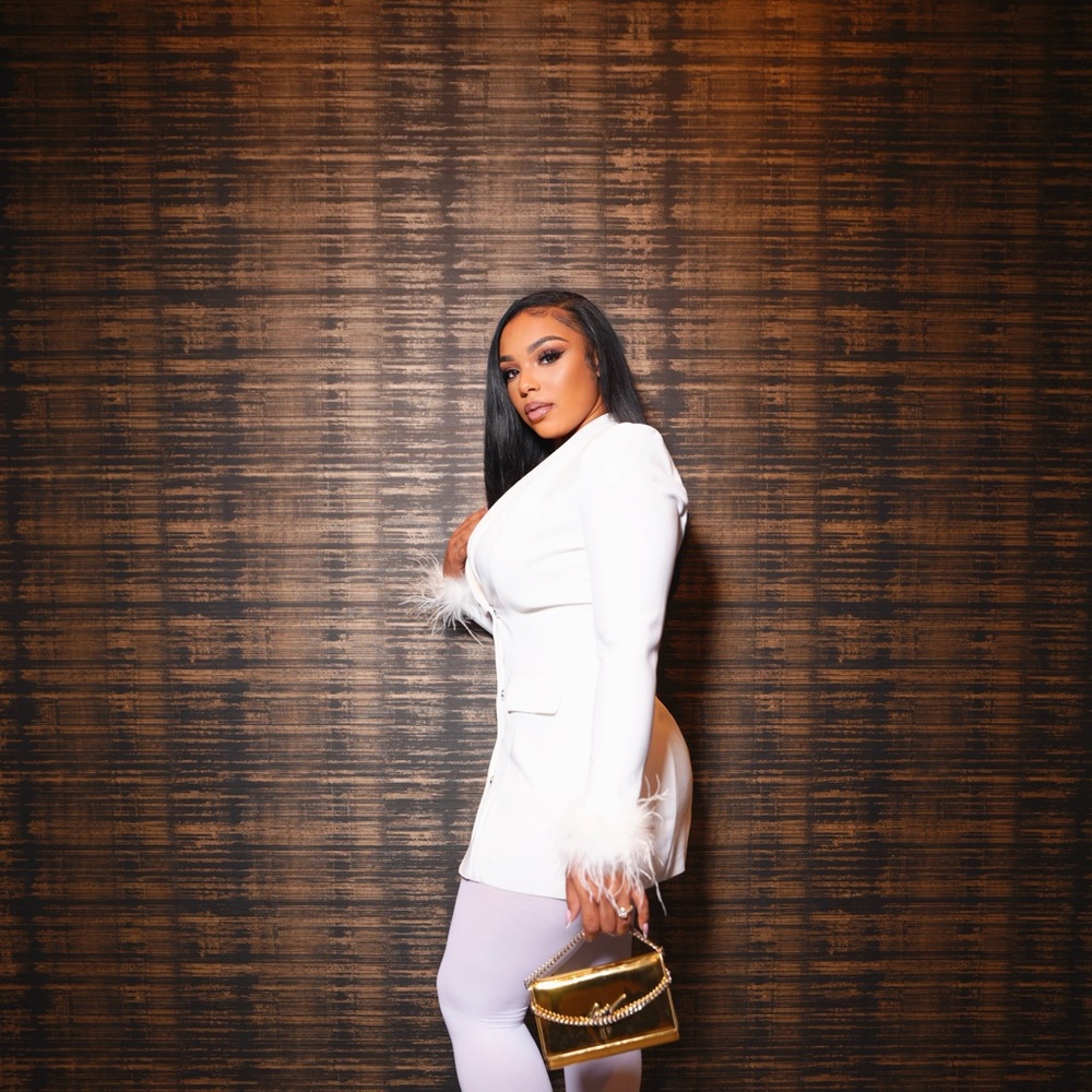 Fashion Nova White Long Sleeve Dress